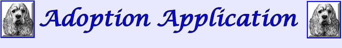 Adoption Application