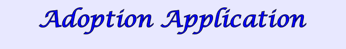 Adoption Application